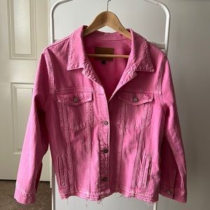 Pink denim Jacket